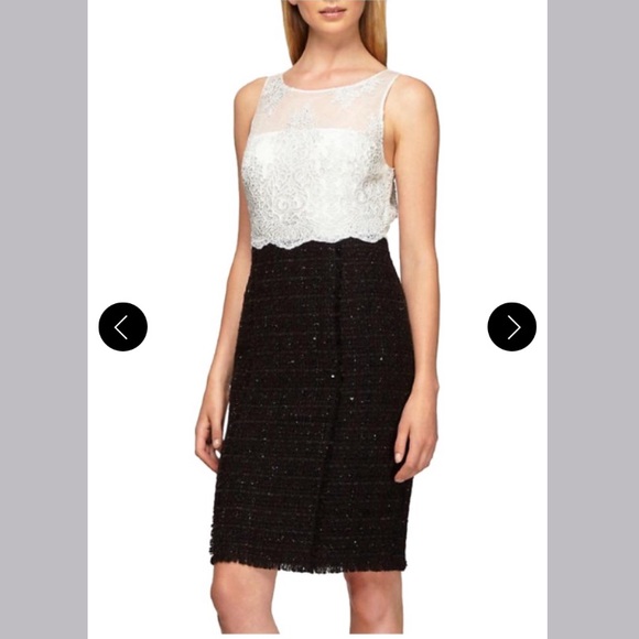 kay unger white dress